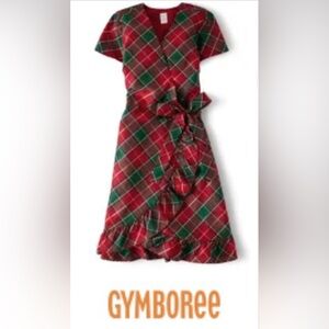 LIKE NEW ~ Gymboree Holiday Woman Plaid Dress ~ Woman Size Small